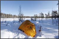 Bivouac sur le trajet  